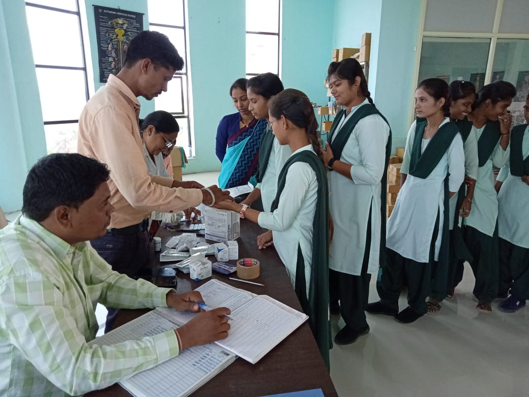 Blood Group checking camp